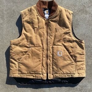 Carhartt Tan brown insulated vest